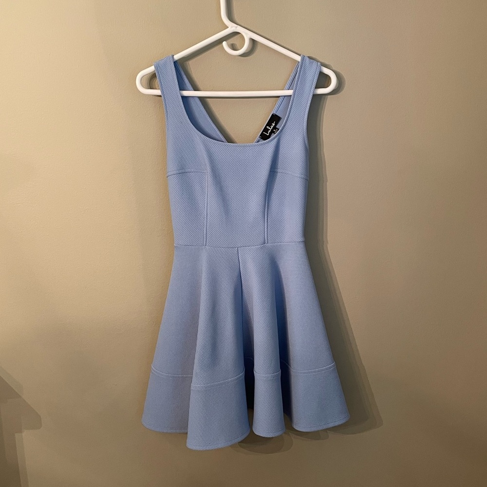 Lulus ‘Home Before Daylight’ Periwinkle Dress